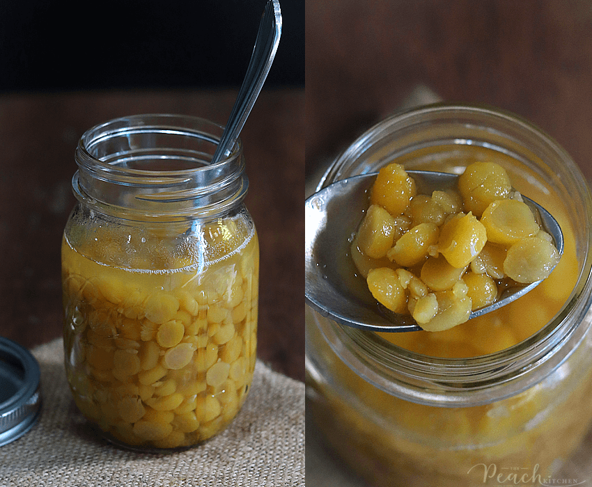 Garbanzos Con Yelo (Sweetened U.S. Chickpeas With Ice and Milk) The